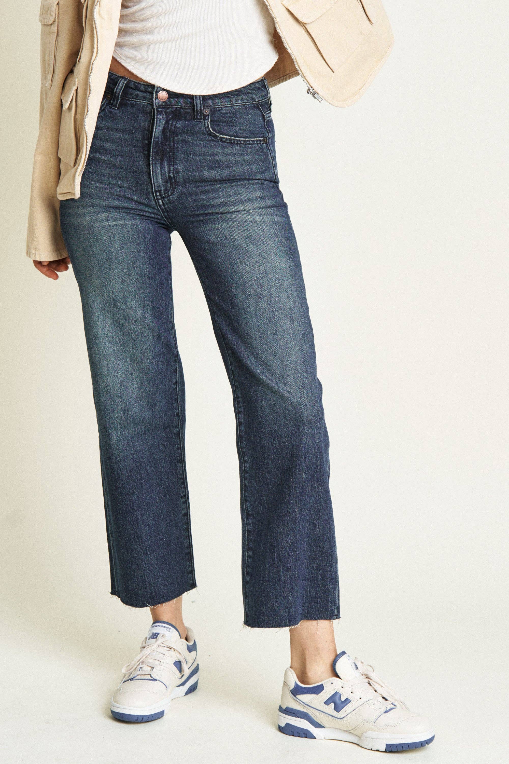 Aberdeen High Rise Wide Leg Crop