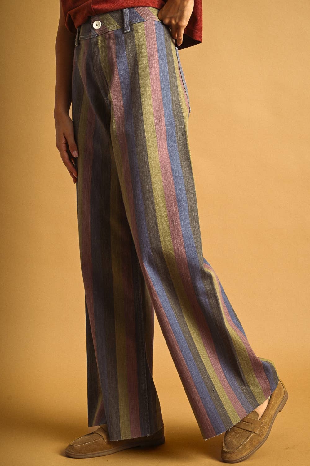Multi Color Panel Pants