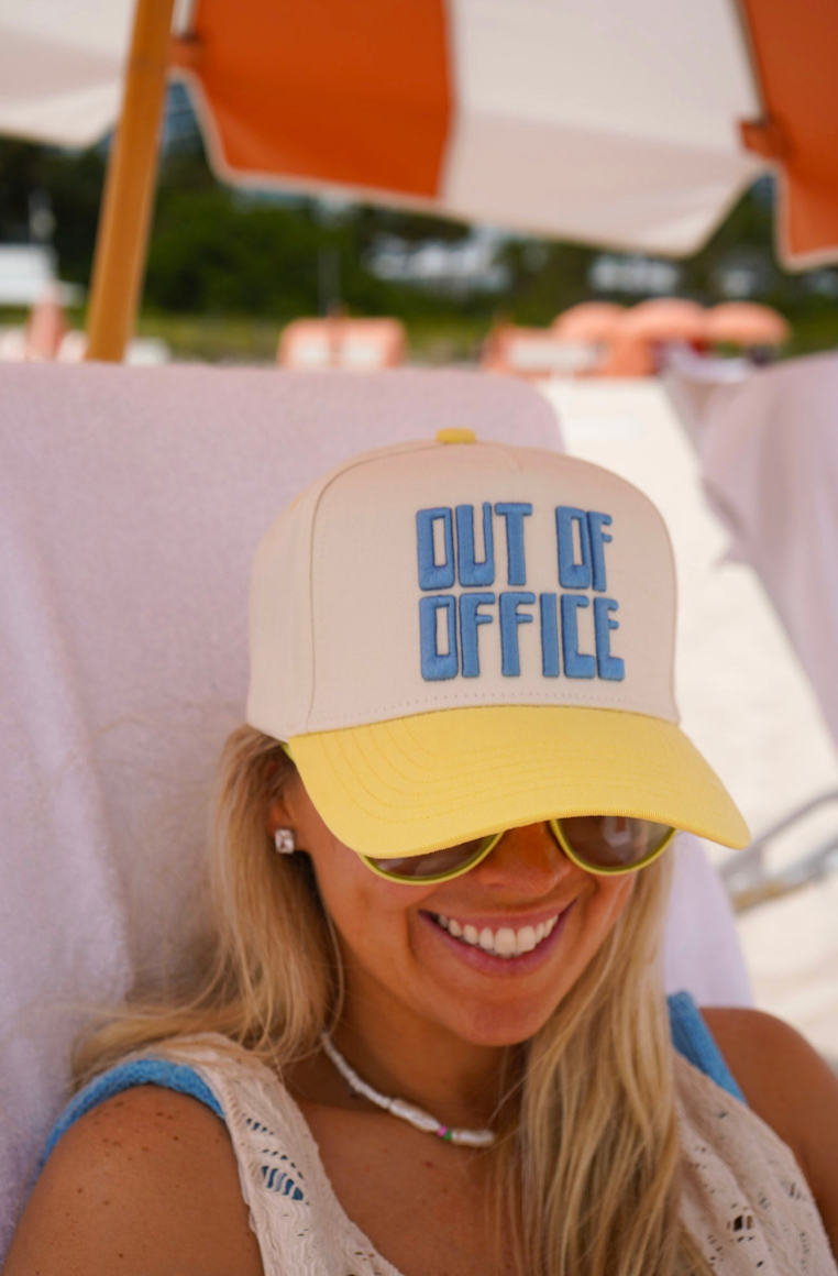 Out of Office | Butter Yellow Trucker Hat