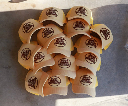 Busy Doing Nothing Corduroy Trucker Hat